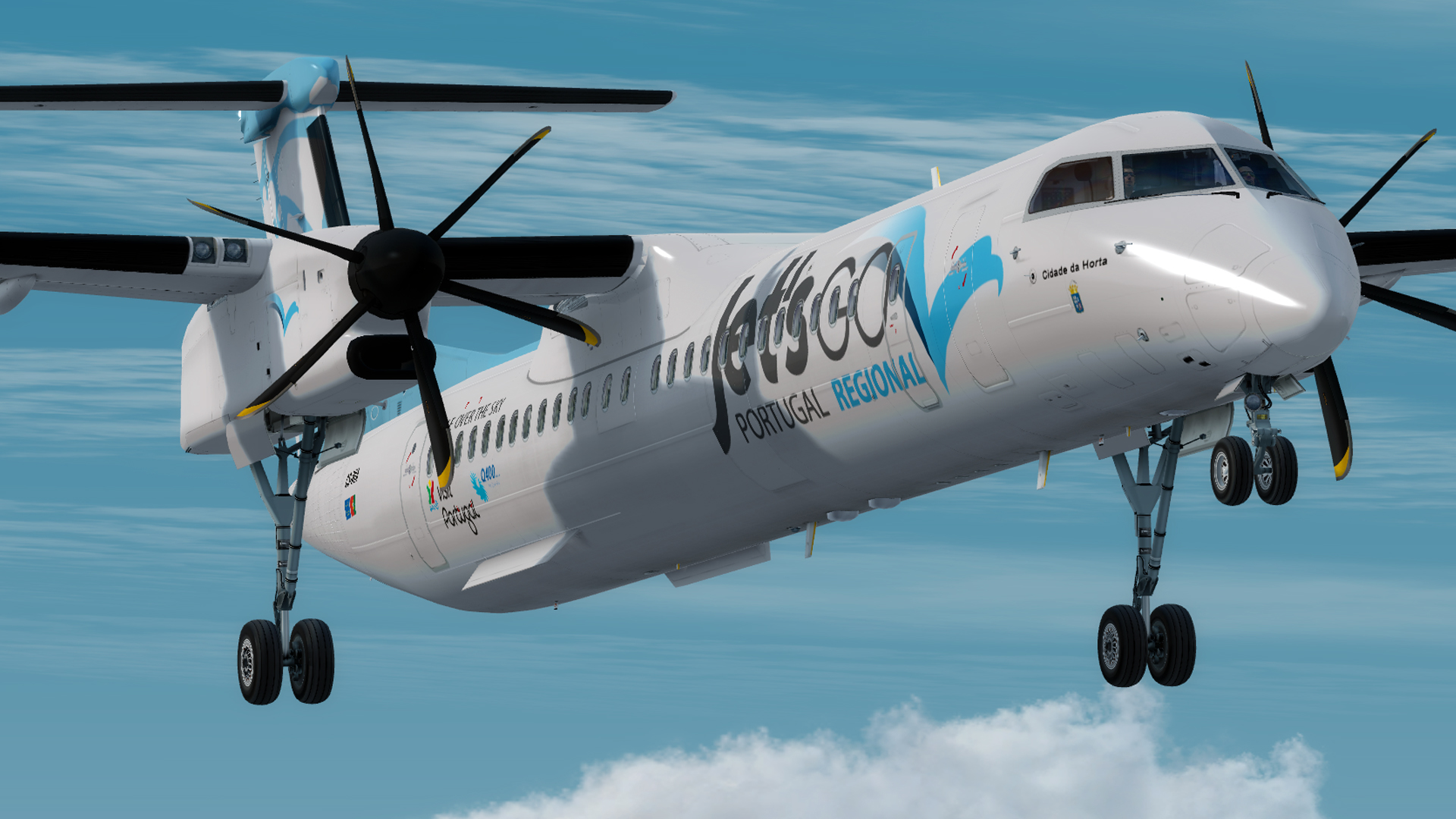 JetsGo Regional · A closer view — simulator capture